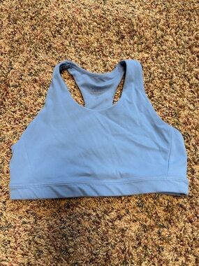 Athleta Girl Sky Blue Racerback Sports Bra - L